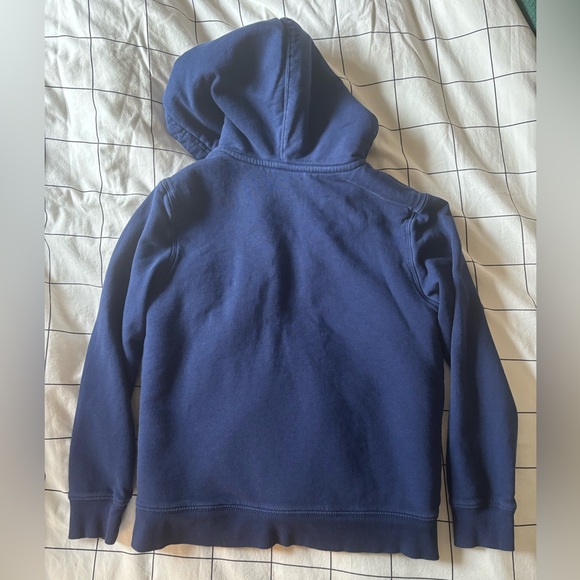 Hanna Andersson Faux Shearling French Terry Zip-Up Hoodie rainbow kids size 10 - Picture 5 of 8